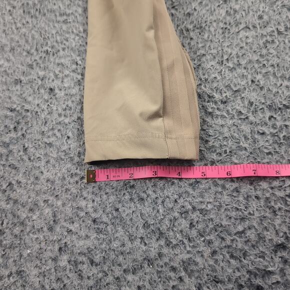 Adidas Pants Adult Medium Beige Tapered Leg Athleisure Sweatpants Gym Training - Picture 8 of 9